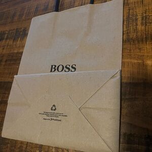 Boss Men's Beige shopping Bag: Free w/ purchase